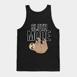 Sloth Mode Cute Slow Animal Tank Top